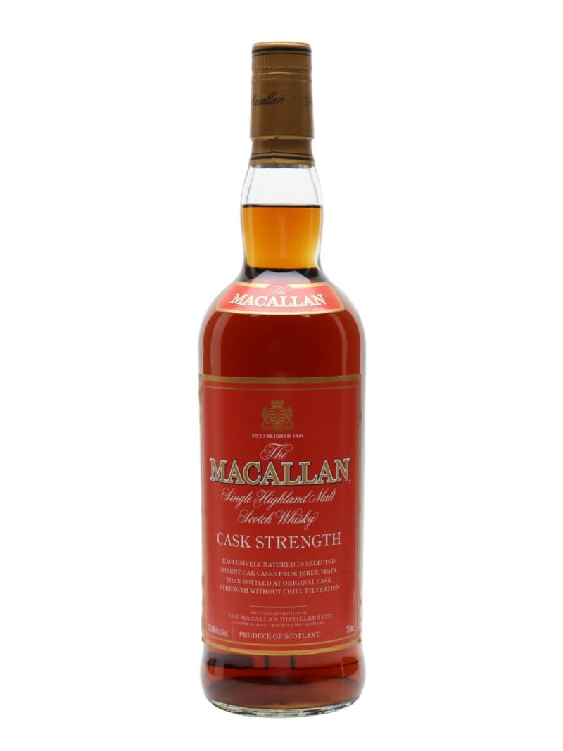 Macallan Cask Strength Red Label