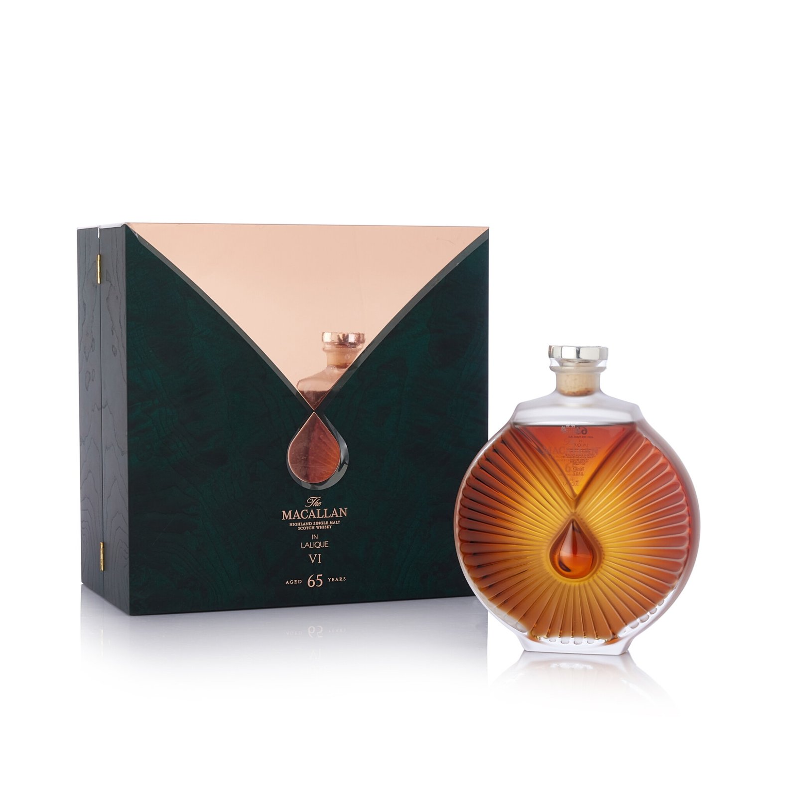 Macallan in Lalique 65 Year Old